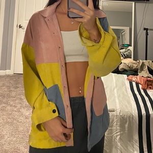 colorblack button up